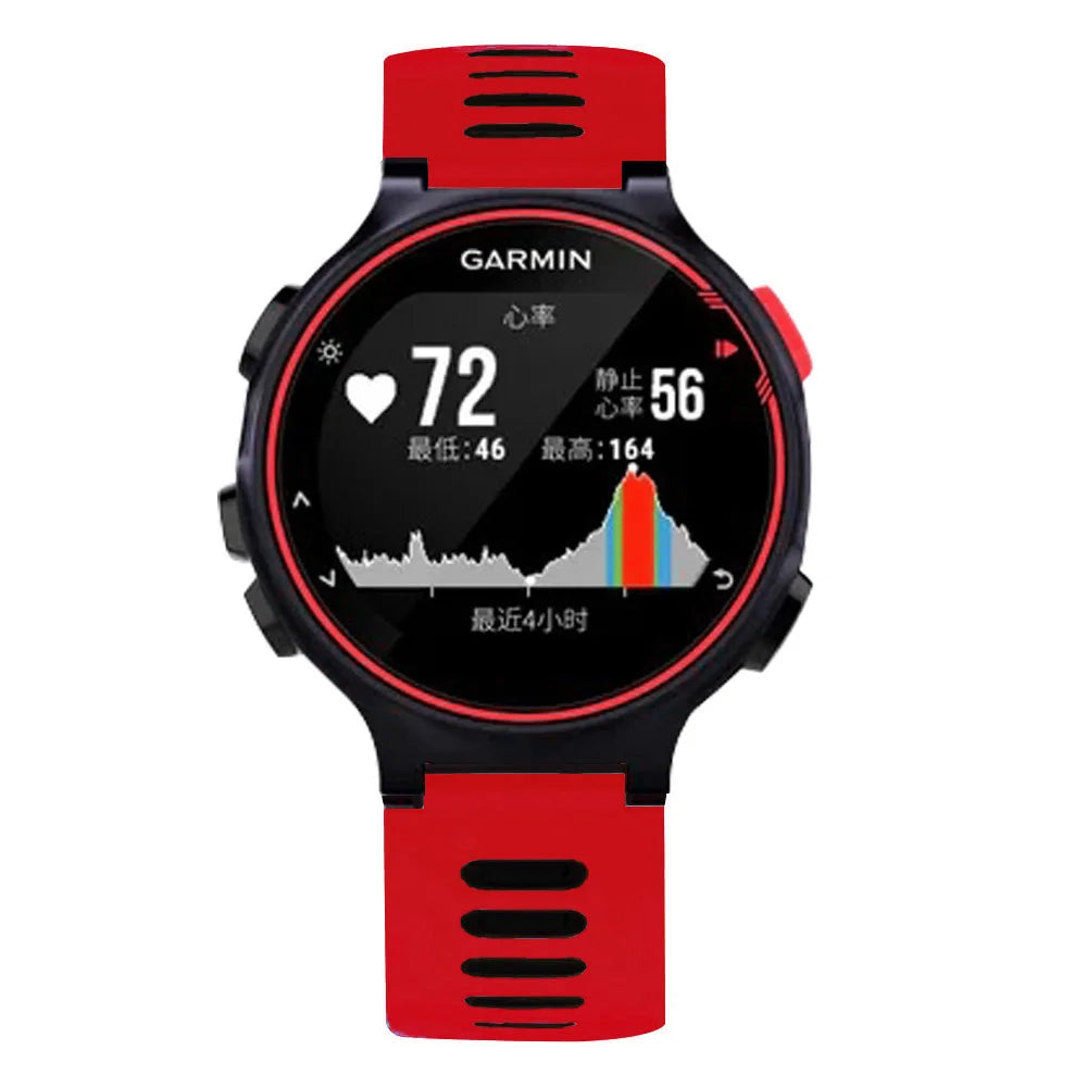 Quick Release 22mm Silicone Band - Vibrant for Forerunner 735XT