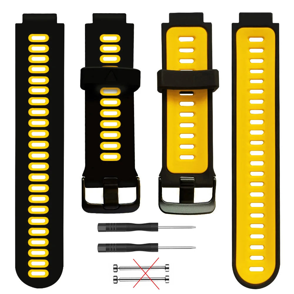 Quick Release 22mm Silicone Band - Vibrant for Forerunner 735XT