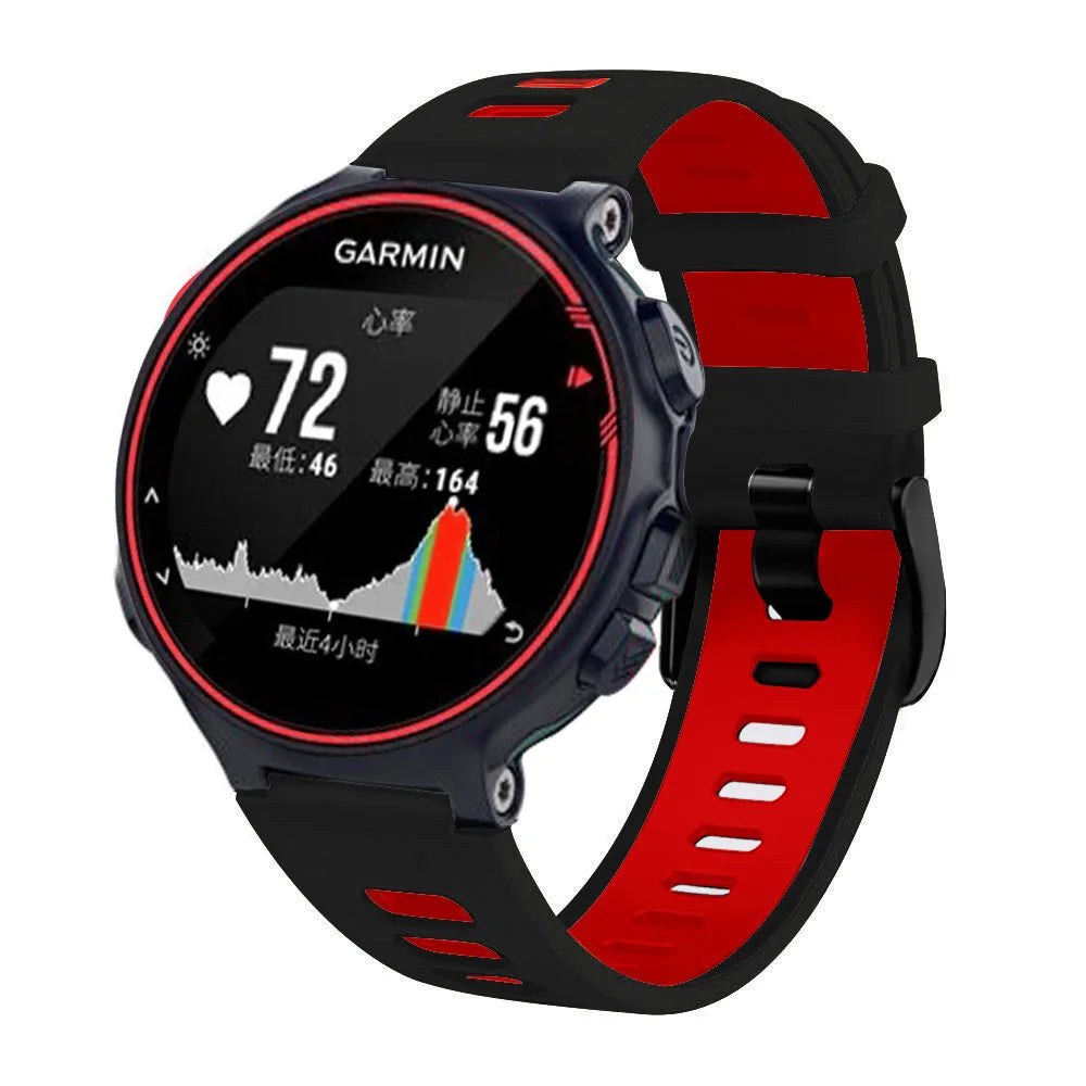 Quick Release 22mm Silicone Band - Vibrant for Forerunner 735XT