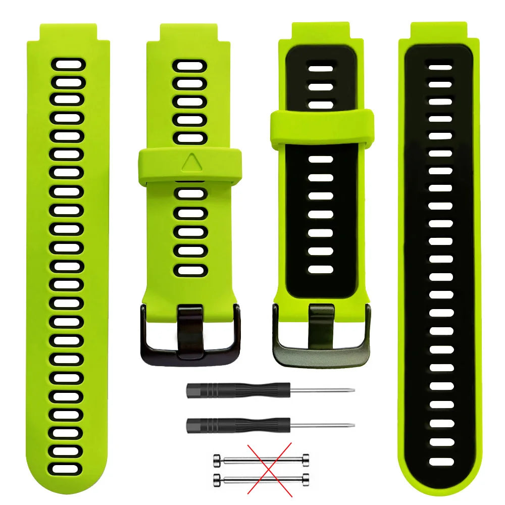 Quick Release 22mm Silicone Band - Vibrant for Forerunner 735XT