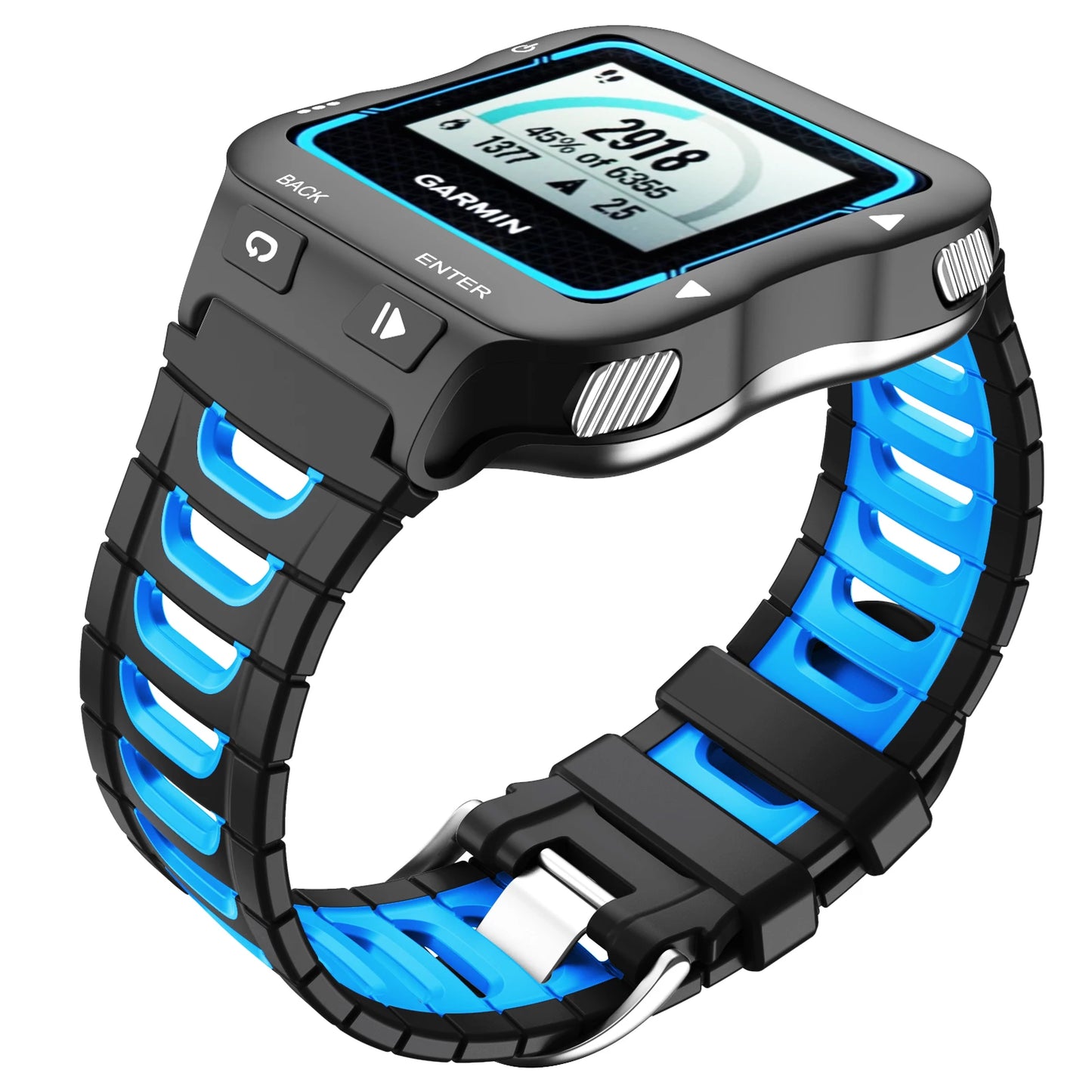 Silicone Band for Garmin Forerunner 920XT – Vibrant, Sweat-Proof Strap with Quick-Release & Tool