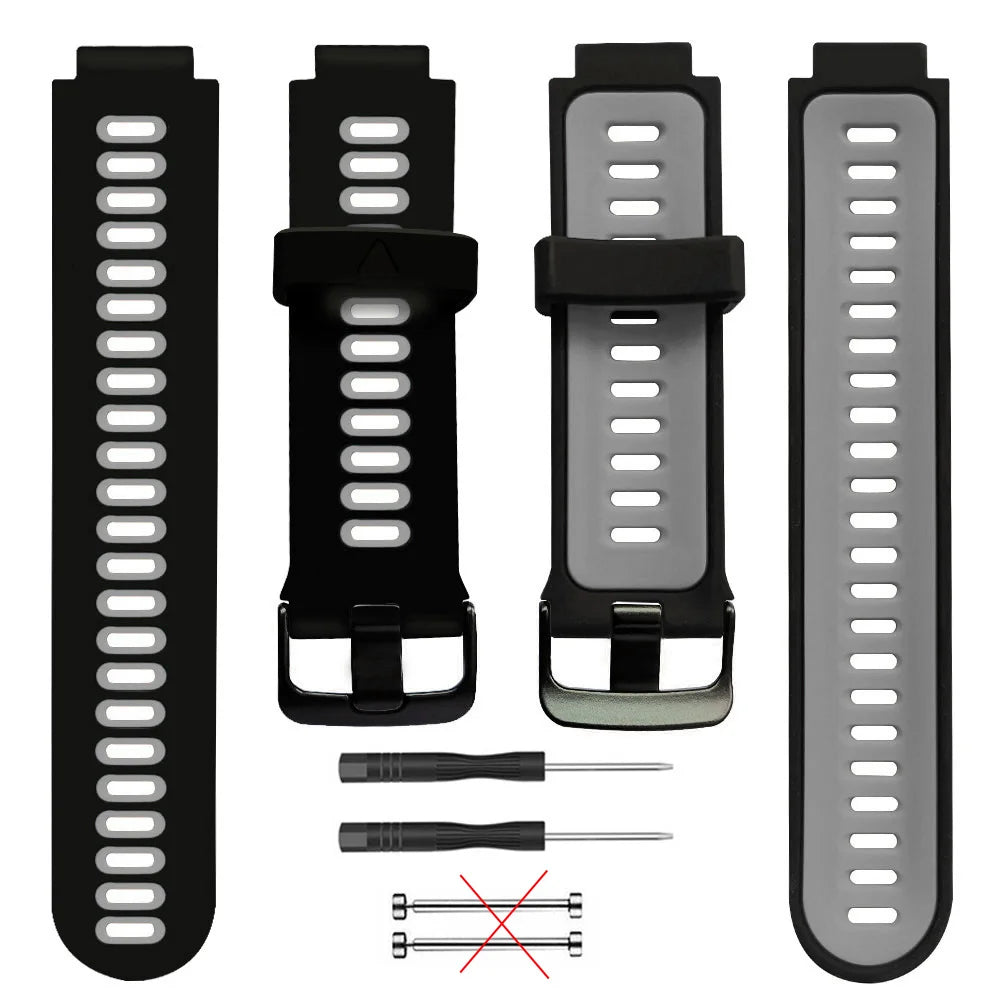 Quick Release 22mm Silicone Band - Vibrant for Forerunner 735XT