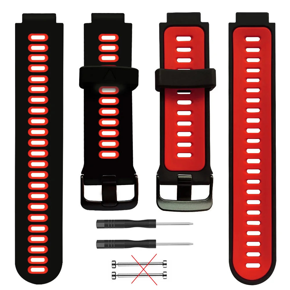 Quick Release 22mm Silicone Band - Vibrant for Forerunner 735XT