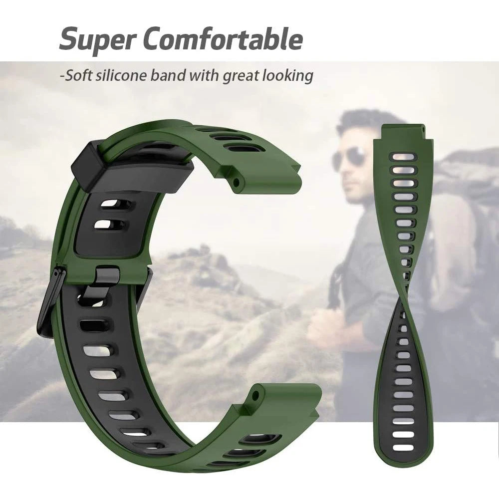 Quick Release 22mm Silicone Band - Vibrant for Forerunner 735XT