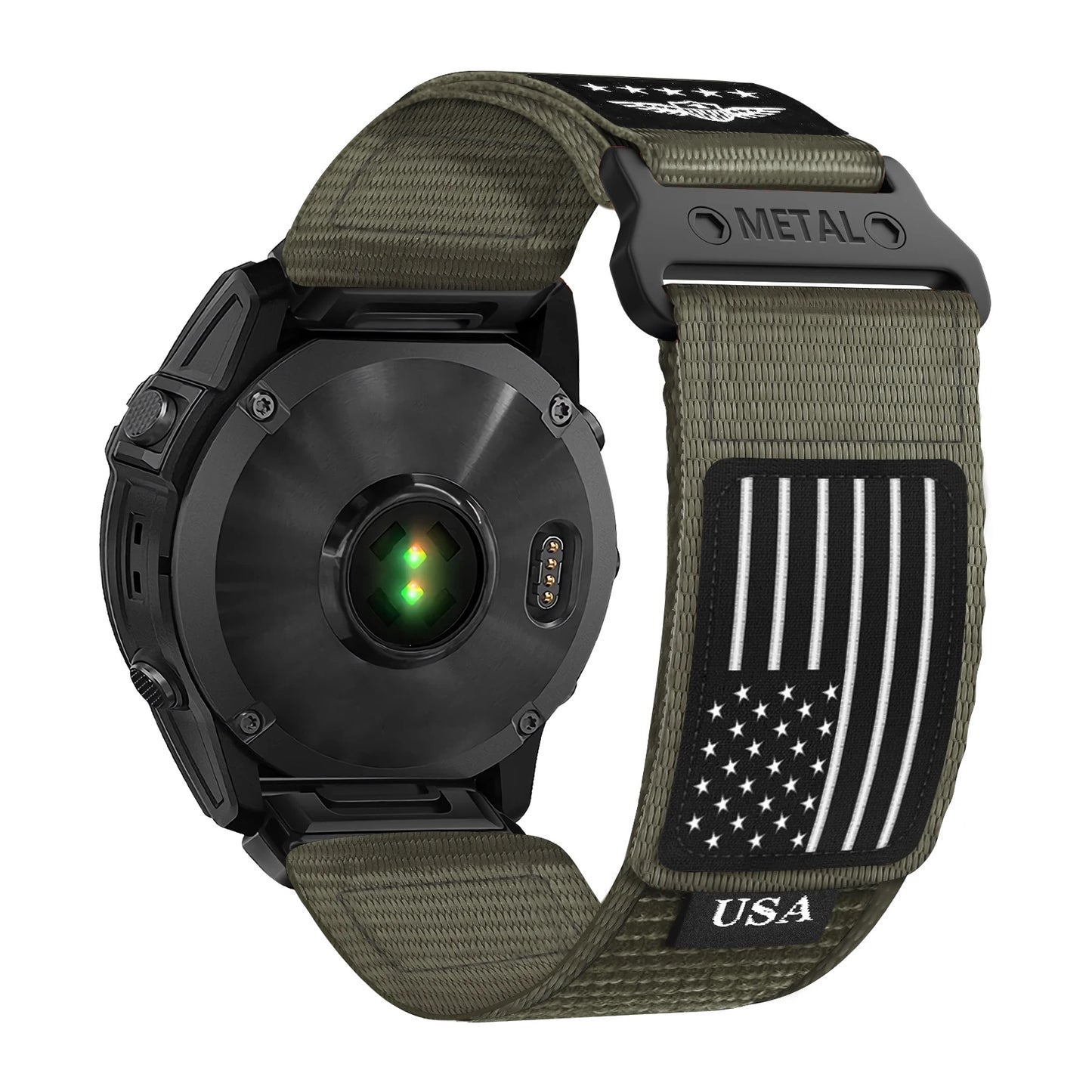 QuickFit 20/22/26mm Nylon Band - Rugged for Fenix 8/7/Tactix