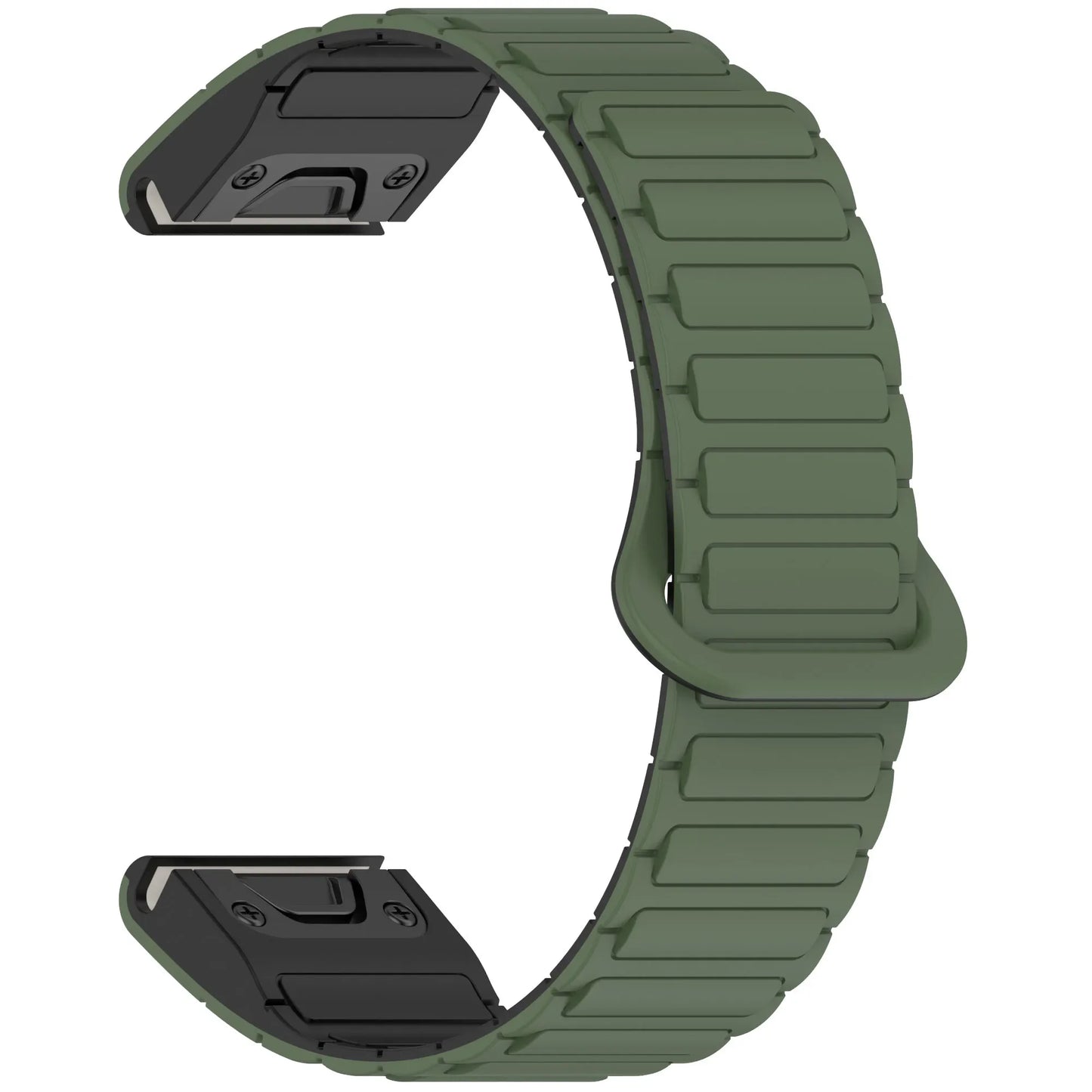 20/22/26mm Silicone Band for Fenix 8/7/6 – Magnetic, Sweat-Proof