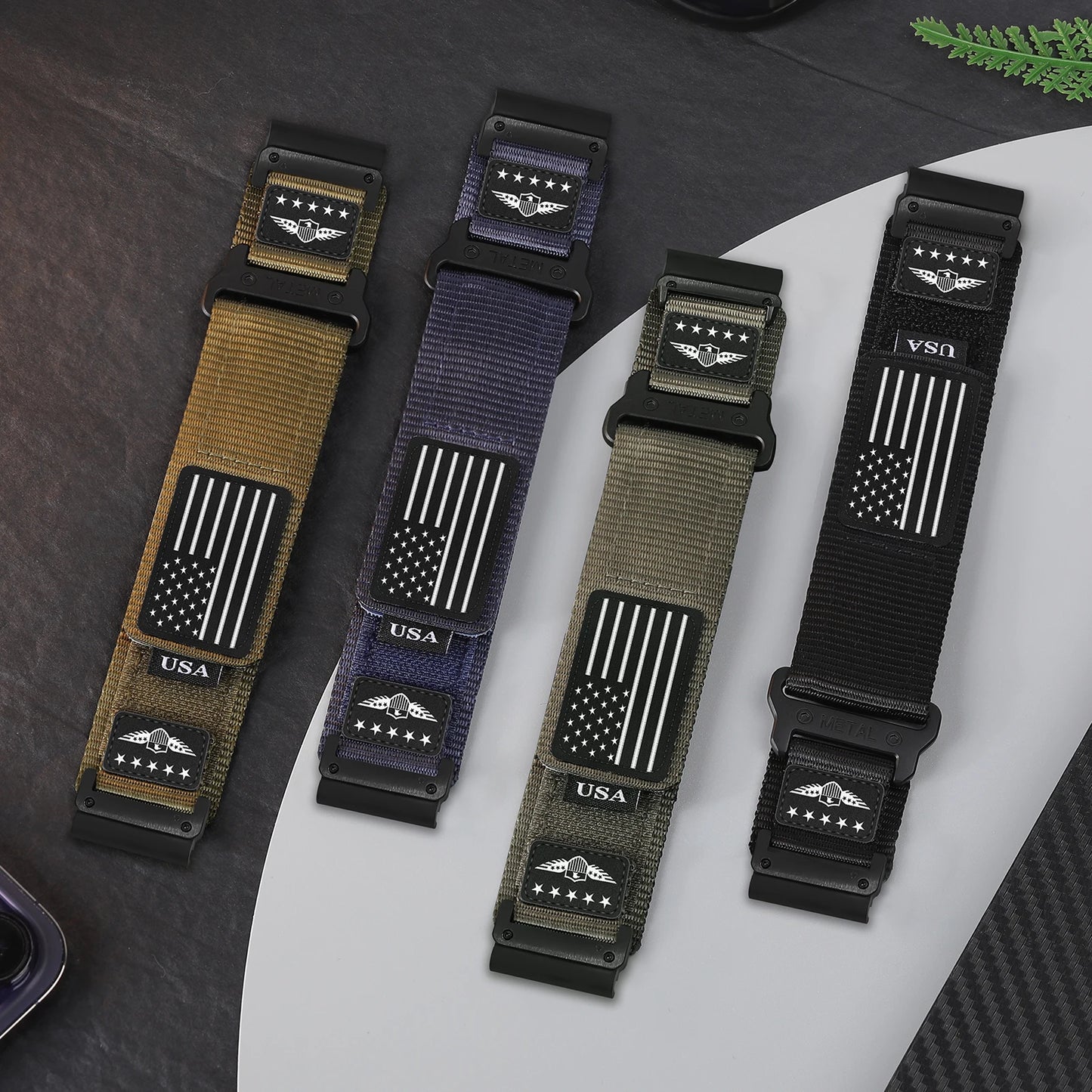QuickFit 20/22/26mm Nylon Band - Rugged for Fenix 8/7/Tactix