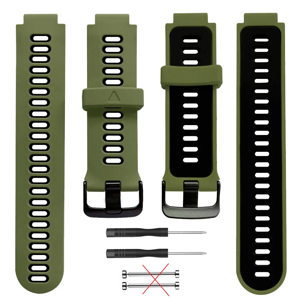 Quick Release 22mm Silicone Band - Vibrant for Forerunner 735XT