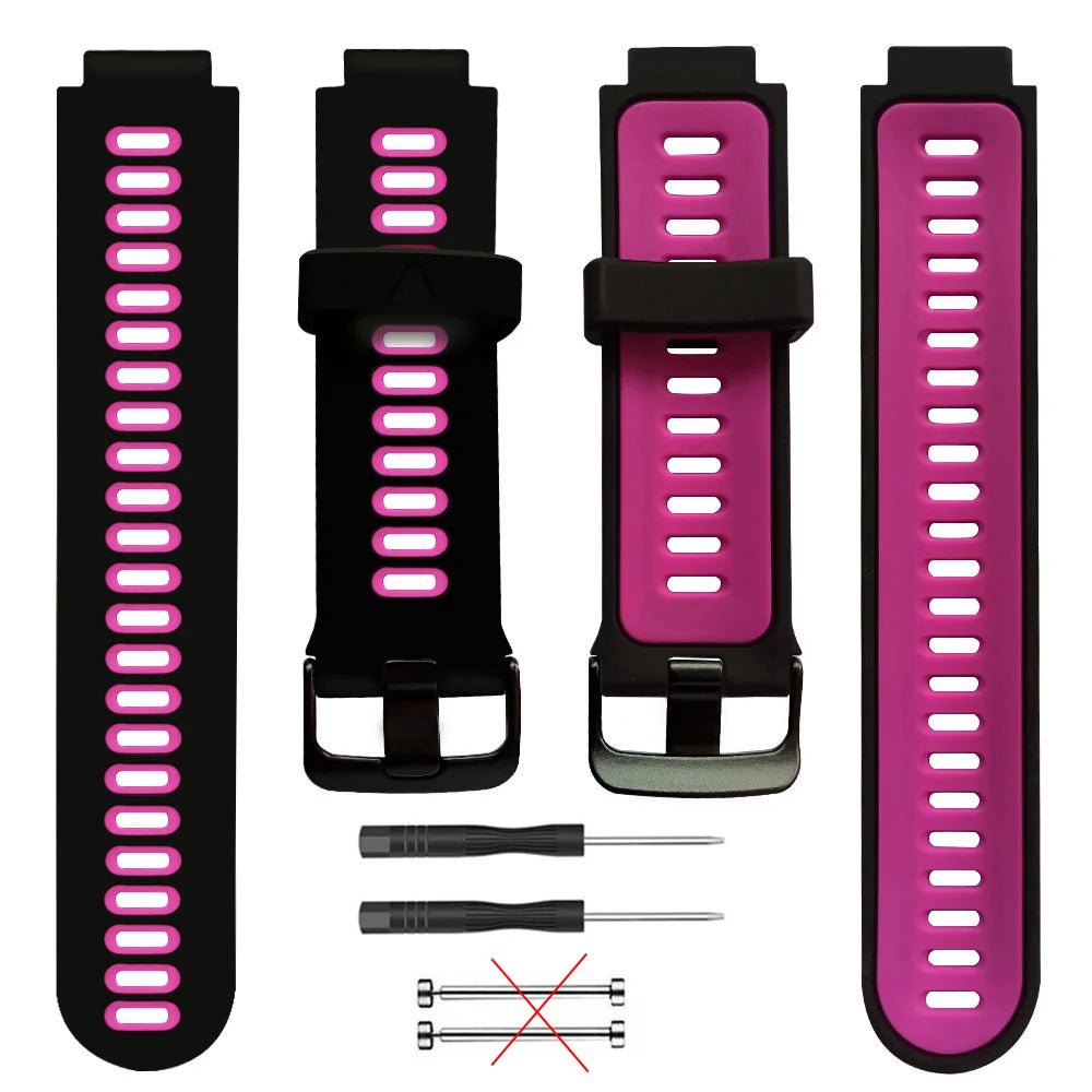 Quick Release 22mm Silicone Band - Vibrant for Forerunner 735XT