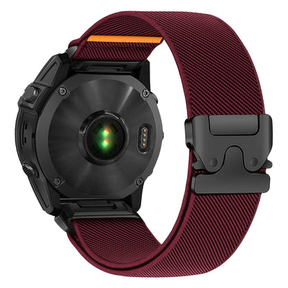 22mm Nylon Band for Garmin Fenix 8/7/6/5 – Quick Fit, Breathable Strap